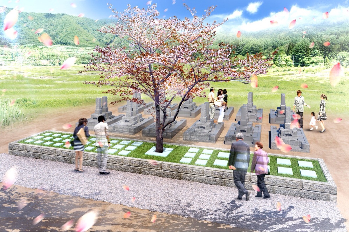 佐久市樹木葬霊園のイメージ