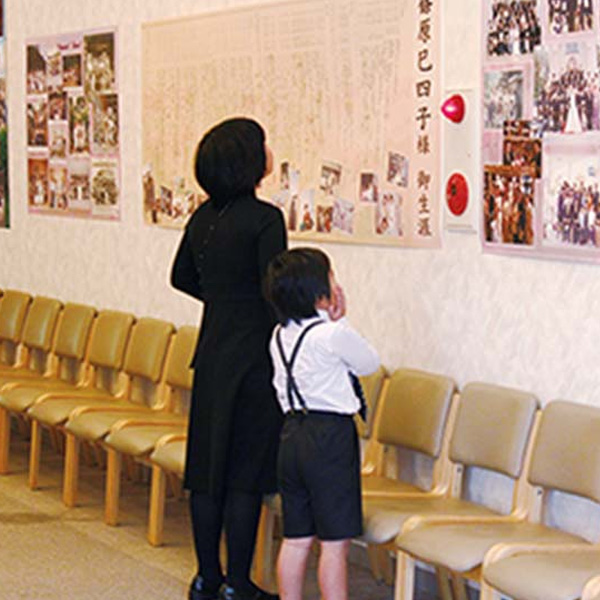 メモリアルコーナーの様子